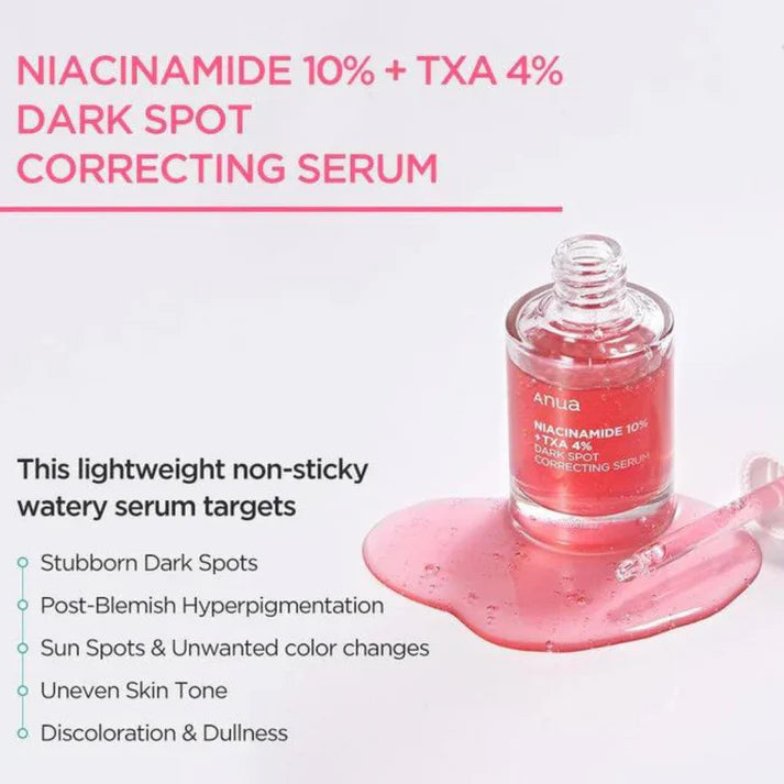 ANUA - NIACINAMIDE 10% + TXA 4% DARK SPOT serum 30 ml