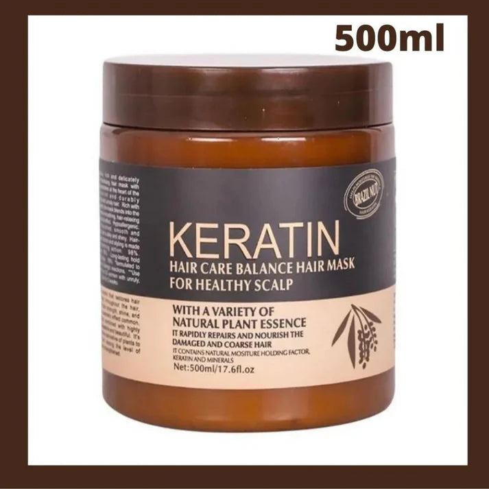 Brazil Nut Keratin Hair Care Balance Keratin Hair Mask 500 ml (Original)