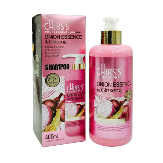 CHIRS’S PROFESSIONAL ONION ESSENCE & GINSENG SHAMPOO 400ML