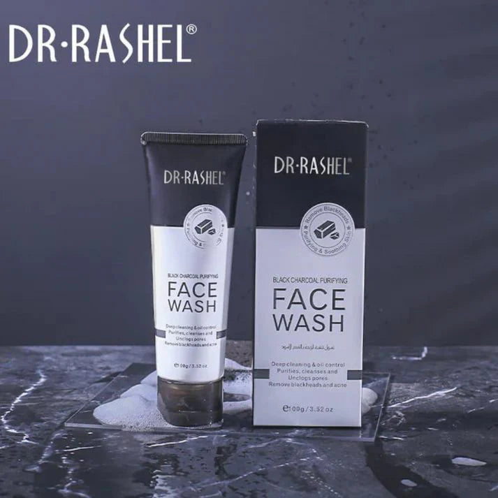 Dr Rashel Black Charcoal Purifying Face Wash